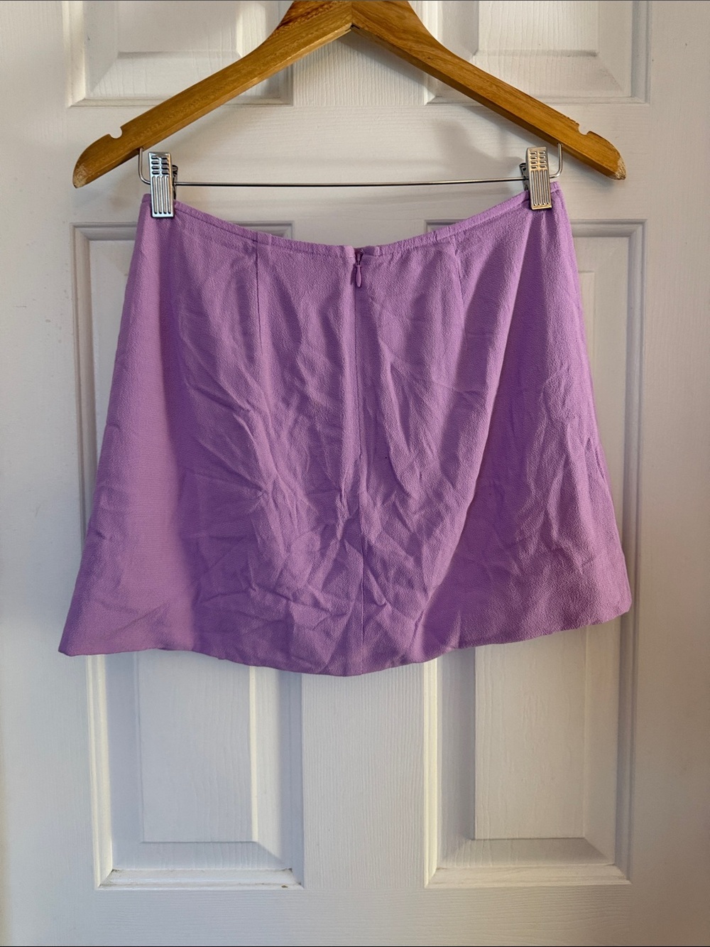 Aritzia Sunday Best Lilac Mini Skirt with Side Slit size 6 - Picture 4 of 5